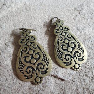 Daisy Fuentes Antique Gold Boho Dangle Earrings